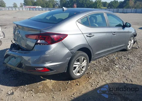 2019 Hyundai Elantra Sel z USA, uszkodzony, nr VIN 5NPD84LF5KH488658